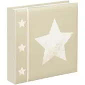 Hama Valokuva-albumi - Taivaat - Beige - 200 taskua - 10x15 cm - 25x25x4 cm