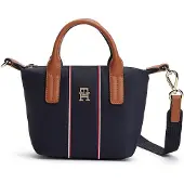Tommy Hilfiger Käsilaukku 'POPETTE' marine / ruskea / kulta