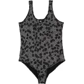 Calvin Klein Swimwear Uimapuku musta / valkoinen