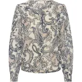 Cream Crbea Blouse - Multi/patterned - 36