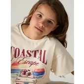 Levi's LVG Coastal GriLS SS T-paita, Antique White, 128