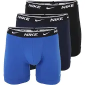 Nike Underwear Cotton Stretch Boxer Brief 3Pk - Blue - S