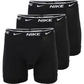 Nike Underwear Cotton Stretch Boxer Brief 3Pk - Black - XL