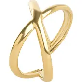 Timi Of Sweden Mona Abstract Ring Stainless Steel Gold