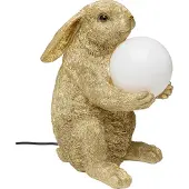 Kare Design-pöytävalaisin Sweet Rabbit, Messinki/kulta, Olohuone/ruokailutila, Synteettinen materiaali, Design