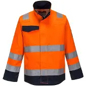 Portwest MV35 modaflame ris oranssi/navy takki