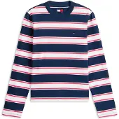 Tommy Hilfiger Tjw Reg S Flag Jersey Ls Tee Ext - Navy - XS
