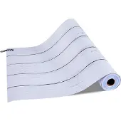 Vevor irrotettava tapetti, 45 cm x 12 m, valkoinen puukuvioitu, vedenpitävä, itseliimautuva, helppo puhdistaa ja irrottaa, seinäkoristevinyylirulla makuuhuoneeseen, keittiöön, toimistoon, kylpyhuonees