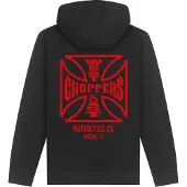 WCC ATX Cross Vetoketjuhuppari Musta/Punainen Miehet, size S