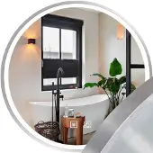REA LED SEINÄPEILI 70cm MMJ BRUSH SILVER