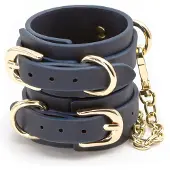 Sans marque Bondage Couture Hand Cuff Blue