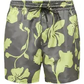 Only & Sons Uimashortsit 'Ted Life' tummanharmaa / omena