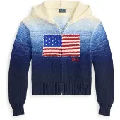 Ralph Lauren Neuletakki sininen / laivastonsininen / tummanpunainen / valkoinen