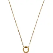 Timi Of Sweden Viola Letter Necklace Stainless Steel Gold O