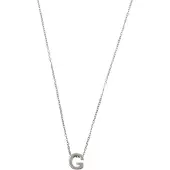 Timi Of Sweden Viola Letter Necklace Stainless Steel Silver G