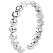 Timi Of Sweden Pernilla Crystal Ring Stainless Steel Silver