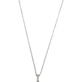 Timi Of Sweden Viola Letter Necklace Stainless Steel Silver I