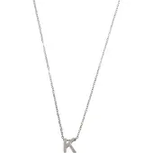 Timi Of Sweden Viola Letter Necklace Stainless Steel Silver K