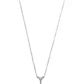 Timi Of Sweden Viola Letter Necklace Stainless Steel Silver Y