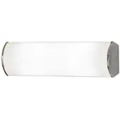 ACB Aldo seinävalaisin Opal/kromi LED 11W 775lm CRI90 IP44 3000K-4000K liukukytkin