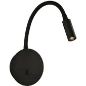 ACB ILUMINACIÓN Lyon LED seinävalaisin 3W 3000K 10-44cm musta