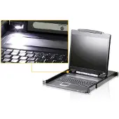 Aten – 19" KVM-console with 19" LCD-screen, 1U, UK (CL3000N-ATA-EG)