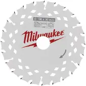 Milwaukee Katkaisuterä puulle 4932498976; 190x30 mm; Z24