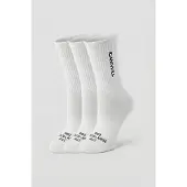 ICANIWILL Power Quote Training Sock 3-Pack White