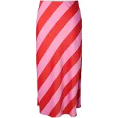 Y.A.S Yaspella Hw Midi Skirt S. Noos - Red - M