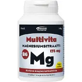 Multivita Magnesiumsitraatti+B6 175mg 80 kpl