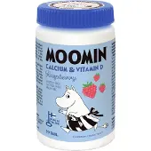 Kärkkäinen Moomin Kalsium & D-vitamiini vadelma purutabletti 90tabl ravintolisä
