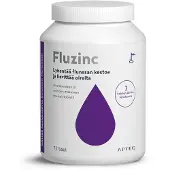 Apteq Fluzinc mustaherukka 72 tabl