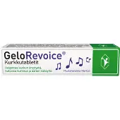 GeloRevoice Kurkkutabletti - Mustaherukka-Mentoli 20 tabl