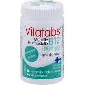 Raw Organic Hankintatukku Vitatabs B12 Spearmint 1000 µg, 100 tabl.