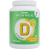 Minnea D-vitamiini 20 µg 200 kaps