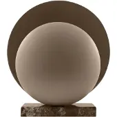 Globen Lighting Orbit pöytävalaisin Mocha, ruskea marmori
