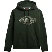 Superdry for man. M2014299A Outdoor Co Relaxed green sweatshirt (XL), Casual, Cotton, Long sleeve