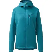 Haglöfs Women's Rosson Mid Hood Mountain Teal Välikerrastopit L