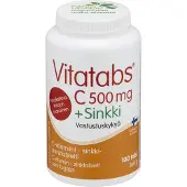 Vitatabs C 500 mg + Sinkki 100 tabl. ravintolisä