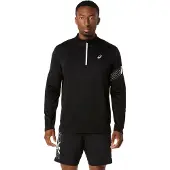 Asics Icon Ls 1/2 Zip Top - Black - S