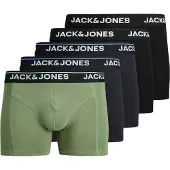 Jack & Jones Bokserishortsit laivastonsininen / pastellinvihreä / musta
