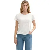Tom Tailor Ajour Crew Neck Lyhythihainen T-paita