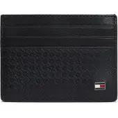 Tommy Hilfiger Th Emboss Cc Holder - Black - ONE SIZE