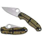 Spyderco Para 3 Salt CPM MagnaCut C223GBKYLMCP Yellow Black G10 pocket knife