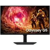 Samsung Odyssey G5 LS27FG502EUXEN -näyttö, 27" QHD IPS, 1 ms, 180 Hz, FreeSync, G-Sync, musta