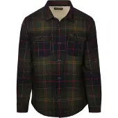 Barbour Willberry Regular Brushed Check Overshirt - Green - XXL