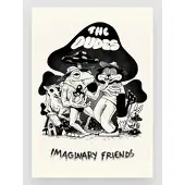 Imaginary Friends Unlimited Taideprintti valkoinen