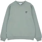 Makia Heart Sweatshirt - Khaki green - L