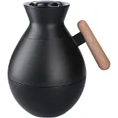 Rosendahl Stay Warm Thermo Round 1,0 L Black - Black - 23.5 CM