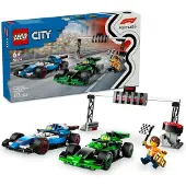 LEGO F1-lähtöruudukko ja VCARB:n ja Sauberin kilpa-autot 60474